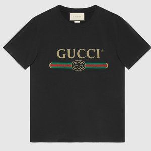 Oversize Gucci T-shirt with Gucci logo